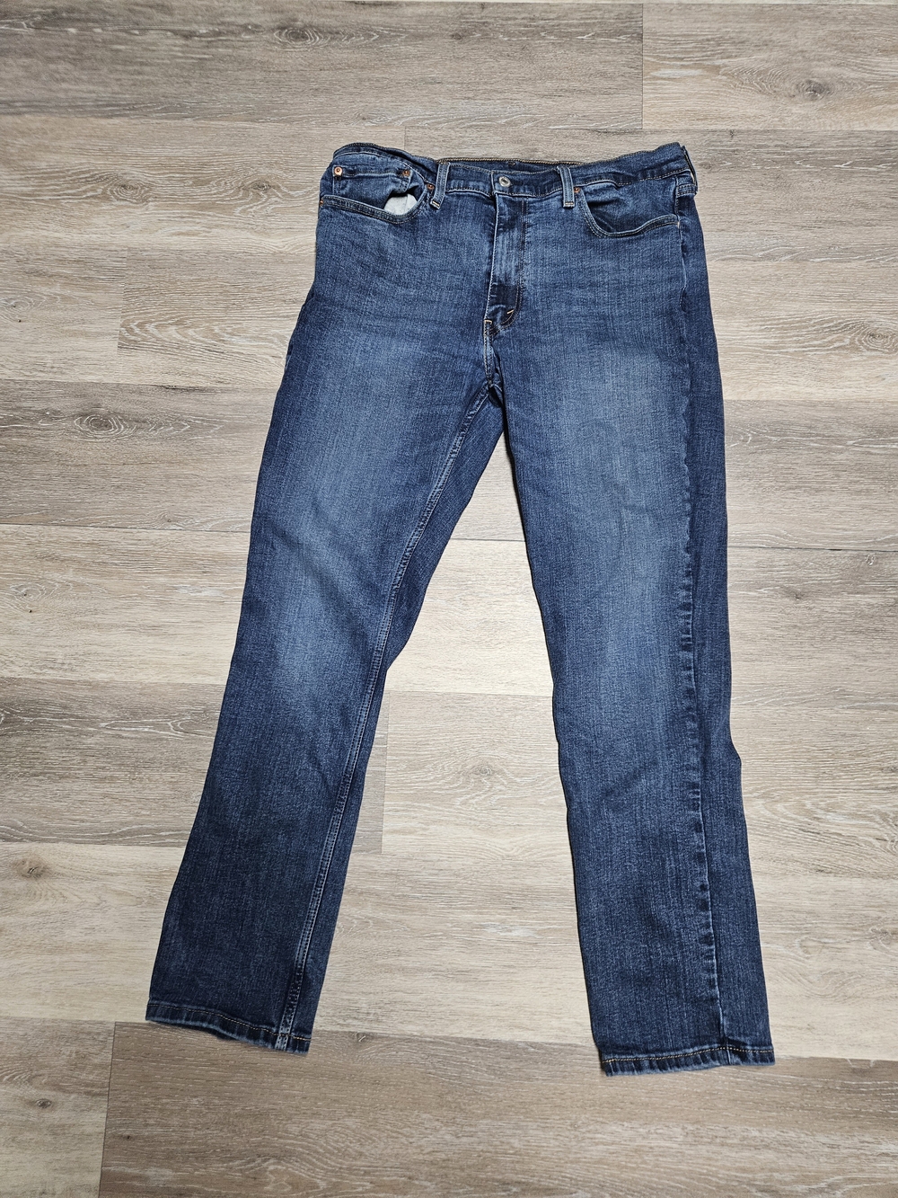 Levi's Men's Dark Blue Straight-Leg Jeans
